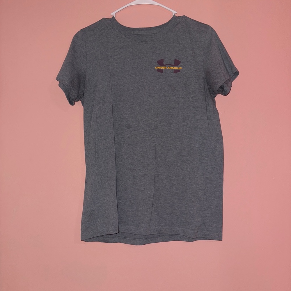 Under Armour Charcoal Tee with Logo